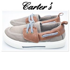 Carter's Cosmo Brown Toddler Boys Canvas Shoes (8)